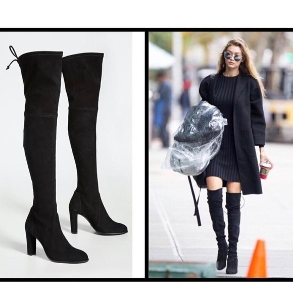 Stuart Weitzman Highland Stretch-Leather Over-the-Knee (sz 6) - Picture 7 of 8